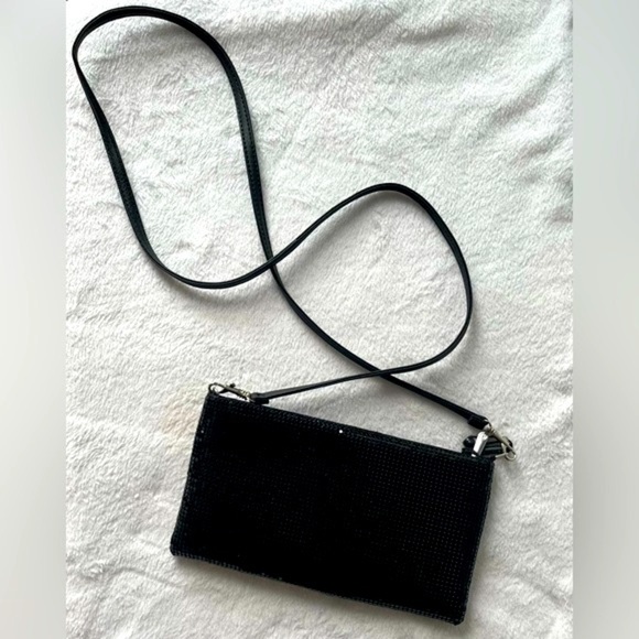Charming Charlie by Calvin Klein black sequenced small crossbody purse - Picture 1 of 7